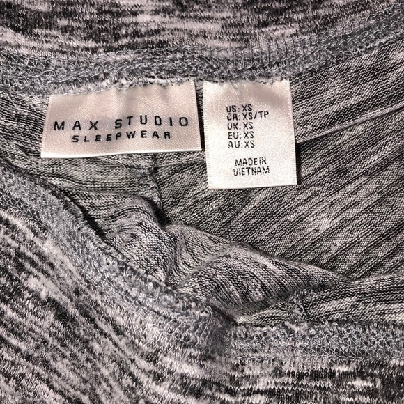 Max Studio super soft xsmall grey cozy joggers - Picture 4 of 5